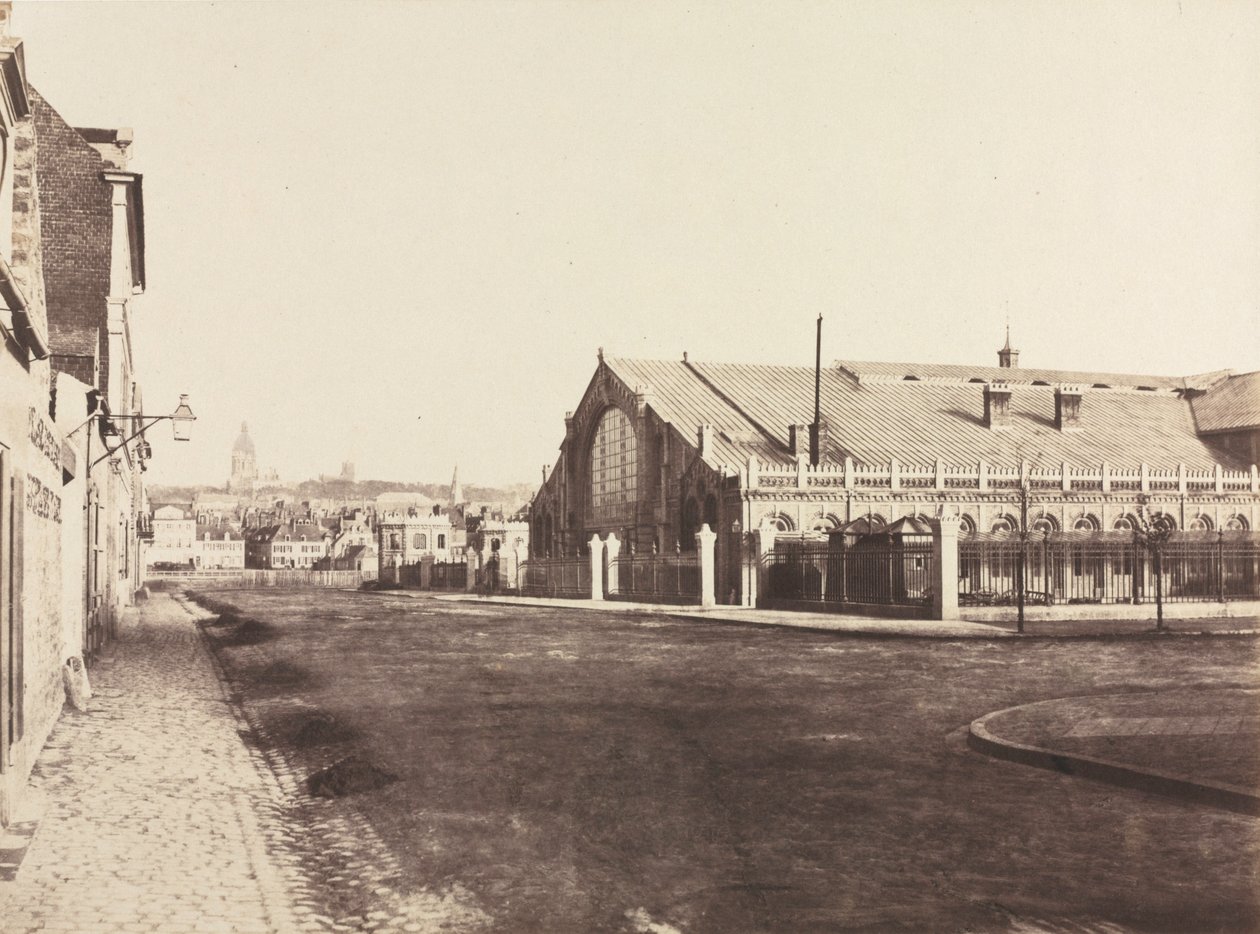South Gable of the Boulogne Railway Station by Édouard Baldus