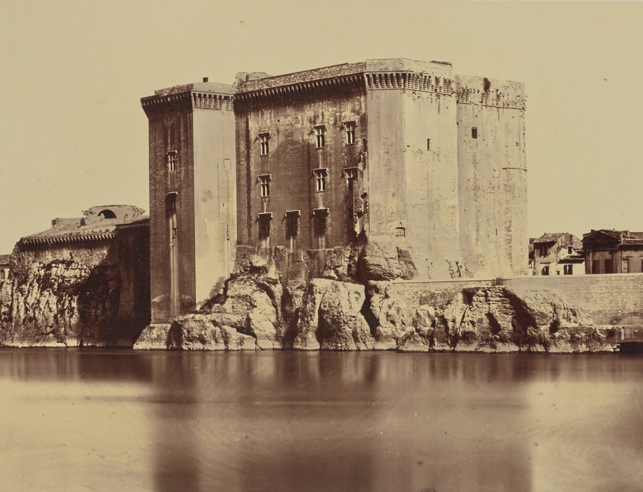 Tarascon. Castle by Édouard Baldus