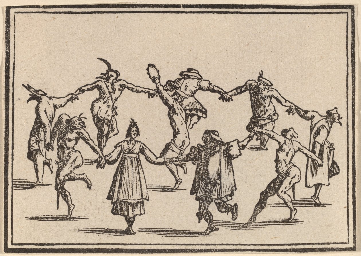 The Dance by Edouard Eckman after Jacques Callot
