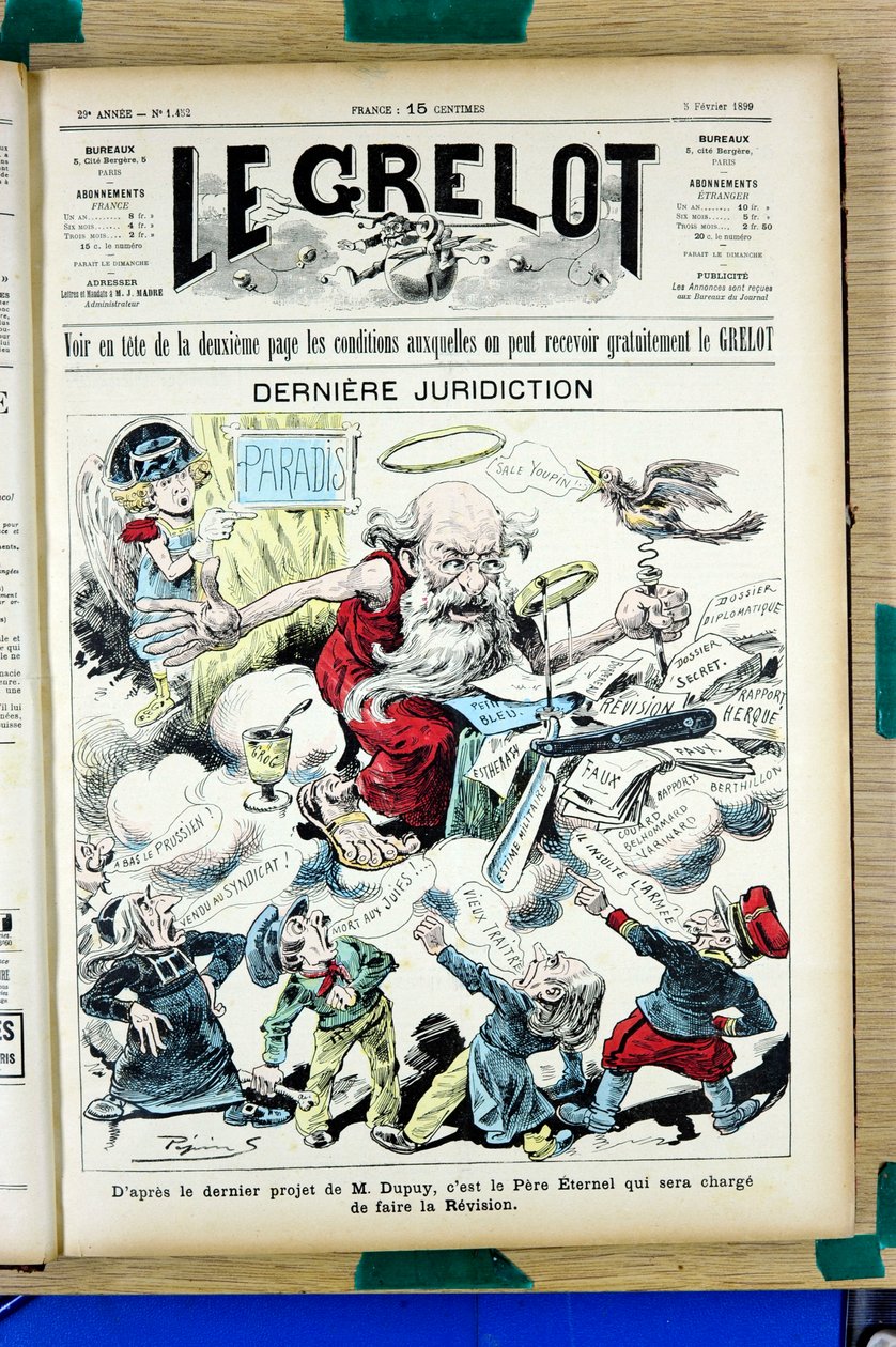 Cover of Le Grelot, No. 1452, Satirical in Colors by Edouard Guillaumin Pepin