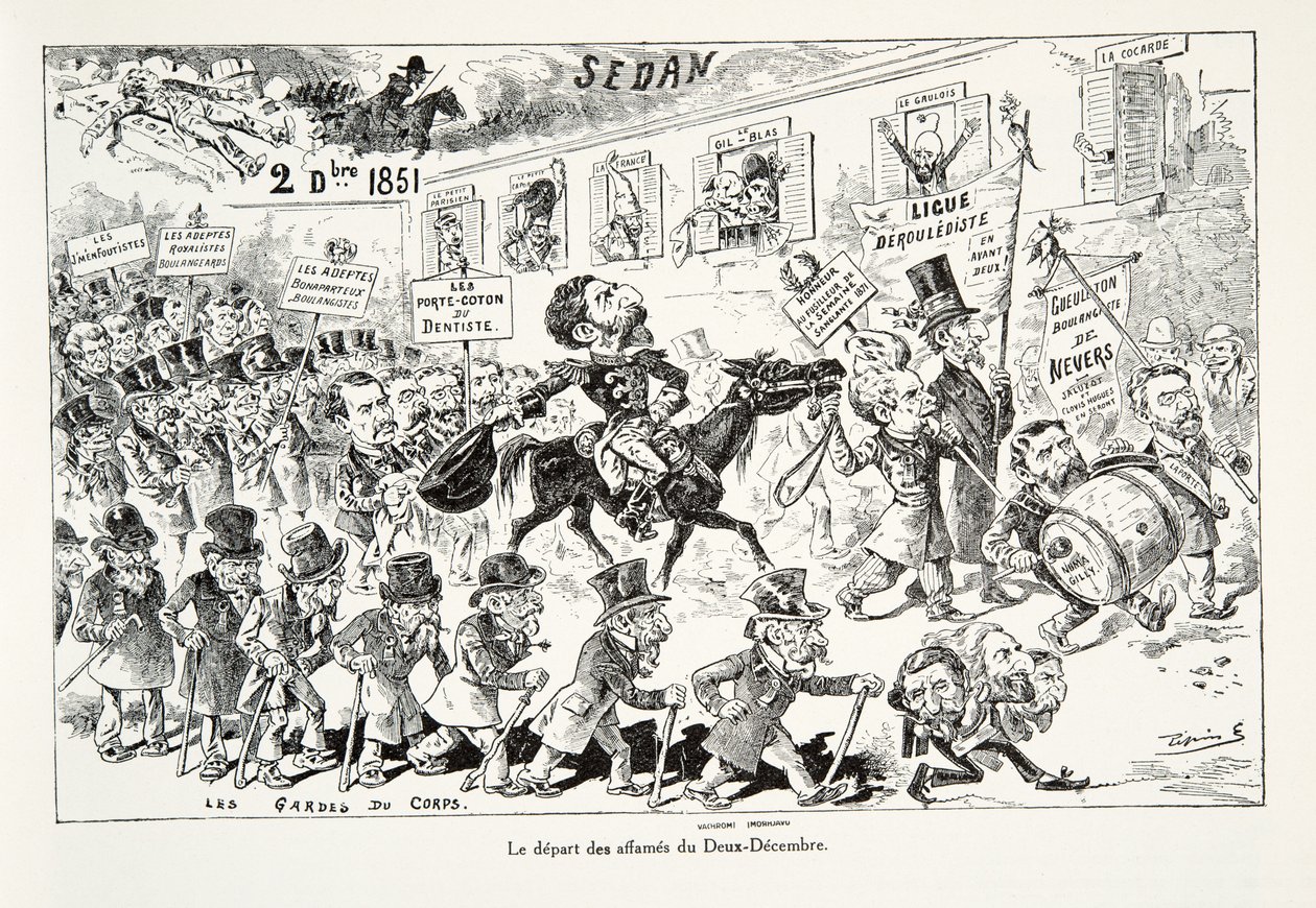 The Departure of the Hungry from December Second, from History of the Third Republic, Vol. I, Political History by Edouard Guillaumin Pepin