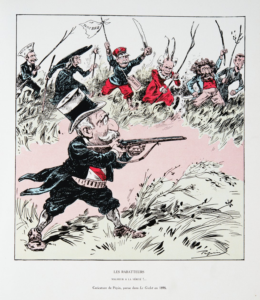 The Beaters: Woe to the Truth!, from History of the Third Republic, Vol. I, Political History by Edouard Guillaumin Pepin