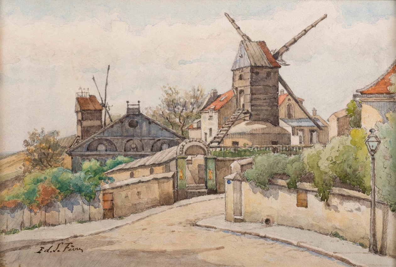 Le Moulin de la Galette by Edouard Lefèvre