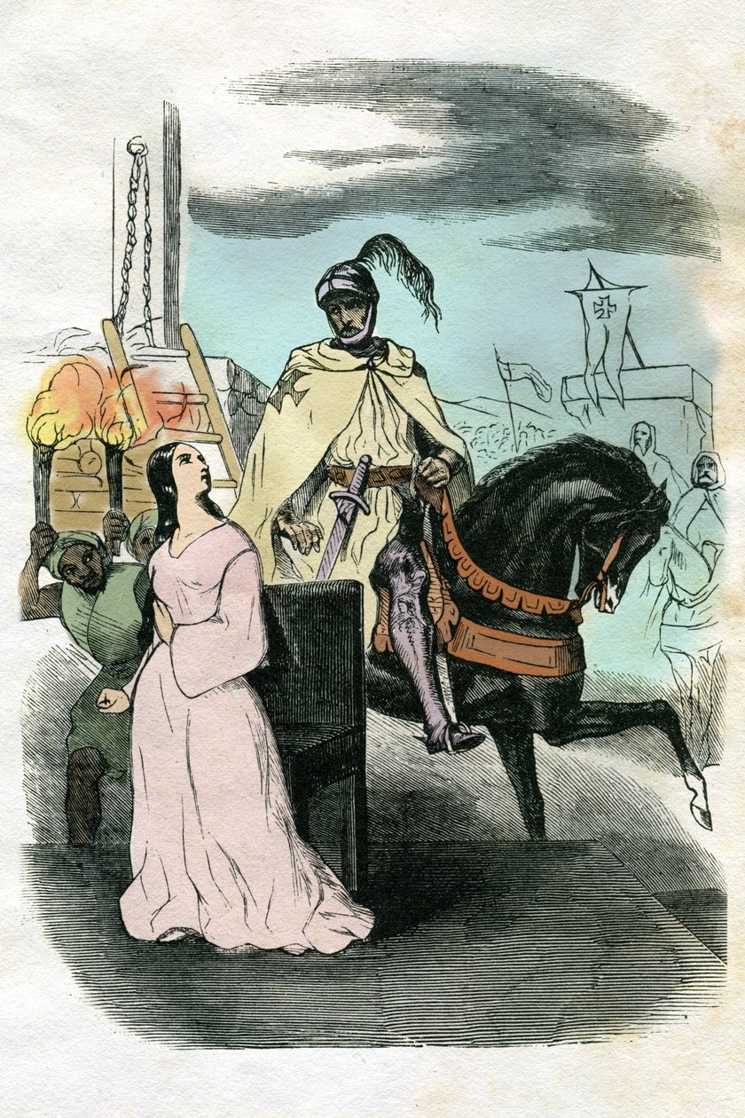 Illustration for Ivanhoe by Edouard & Lix Theodore (1830-1897) Frere