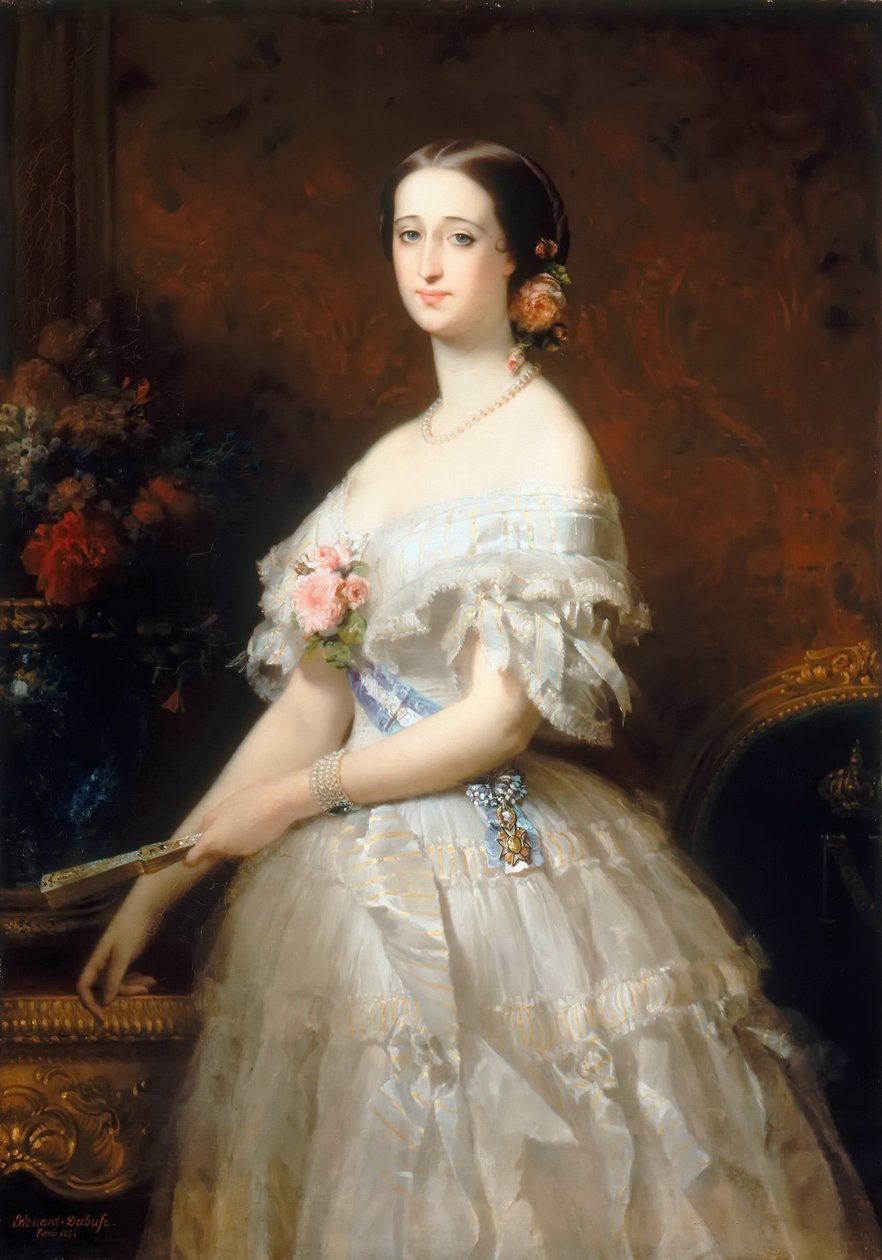 Eugénie de Montijo, Empress of the French by Edouard Louis Dubufe