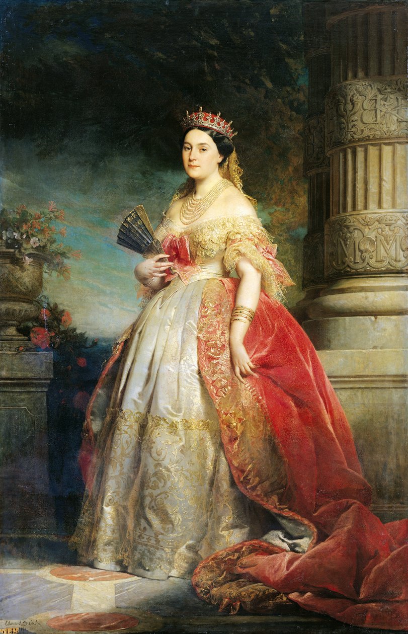 Mathilde Laetitia Wilhelmine Bonaparte (1820-1904) by Edouard Louis Dubufe