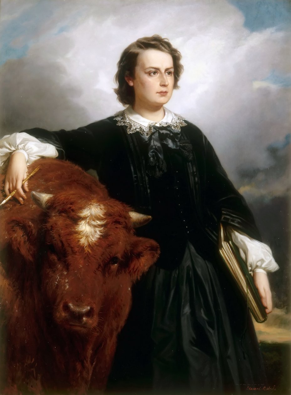 Portrait of Rosa Bonheur by Edouard Louis Dubufe