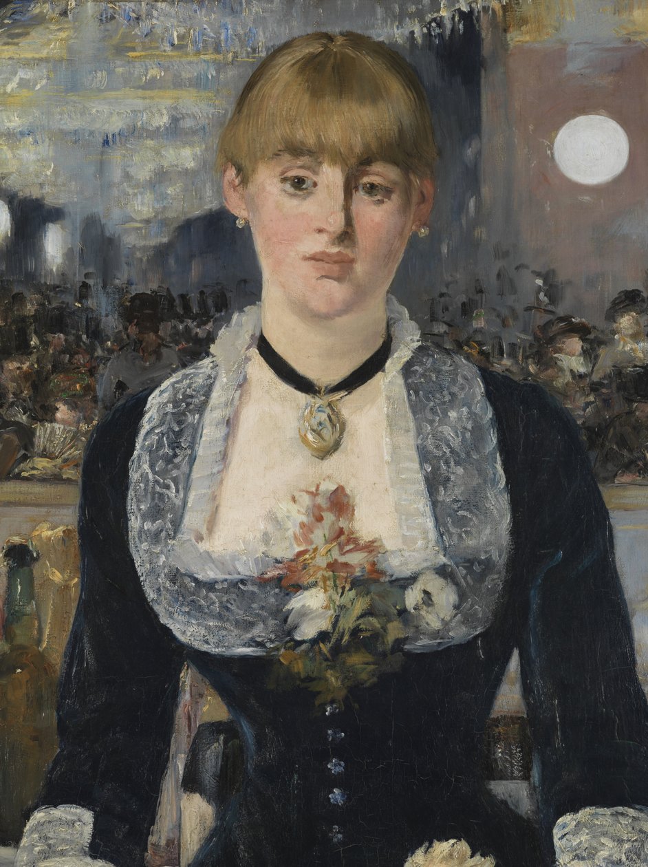 A Bar at the Folies-Bergere (detail) by Édouard Manet