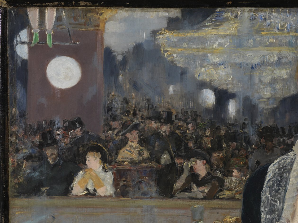 A Bar at the Folies-Bergere, 1881-82 (detail) by Édouard Manet
