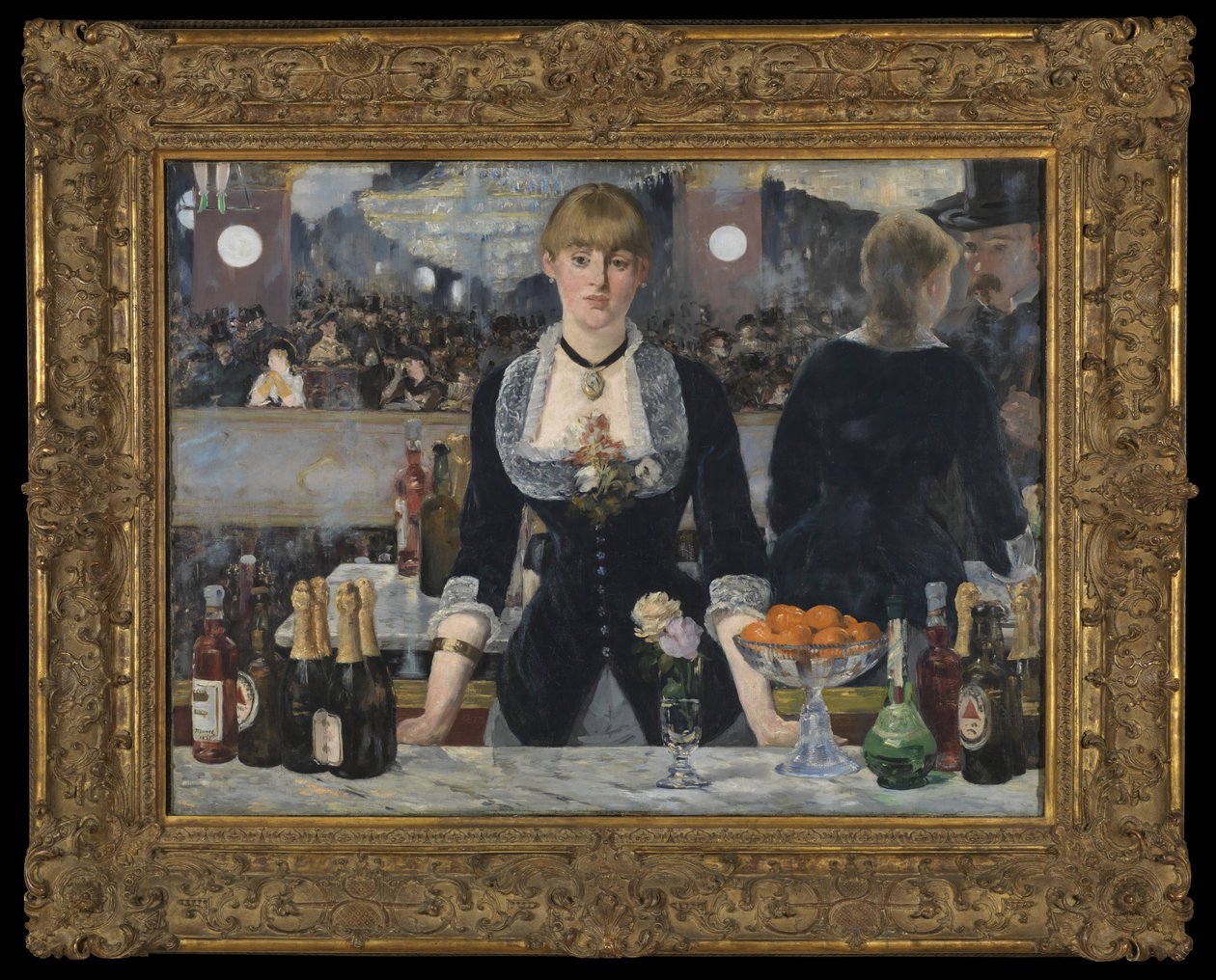 A Bar at the Folies-Bergere by Édouard Manet