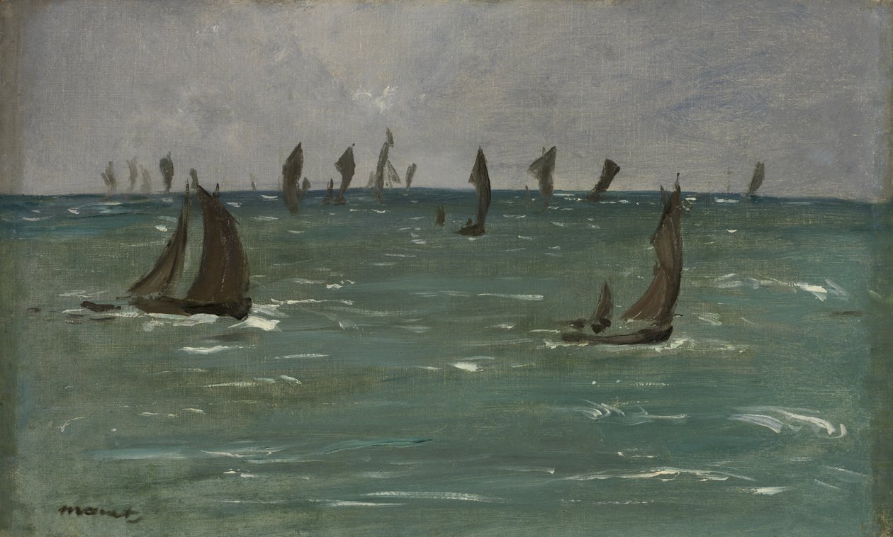 Boats at Berck-sur-Mer by Édouard Manet