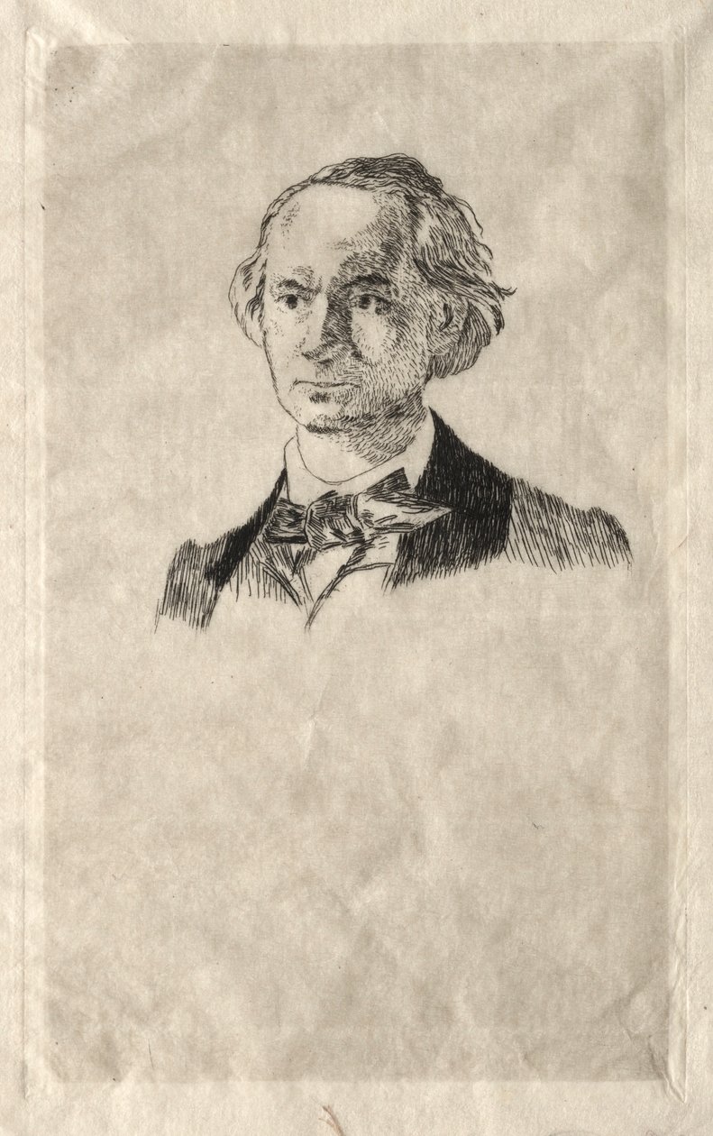 Charles Baudelaire, 1865 by Édouard Manet