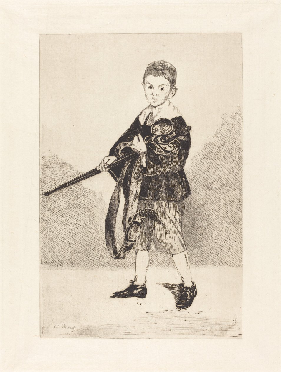 Child with Sword, Turned to the Left by Édouard Manet