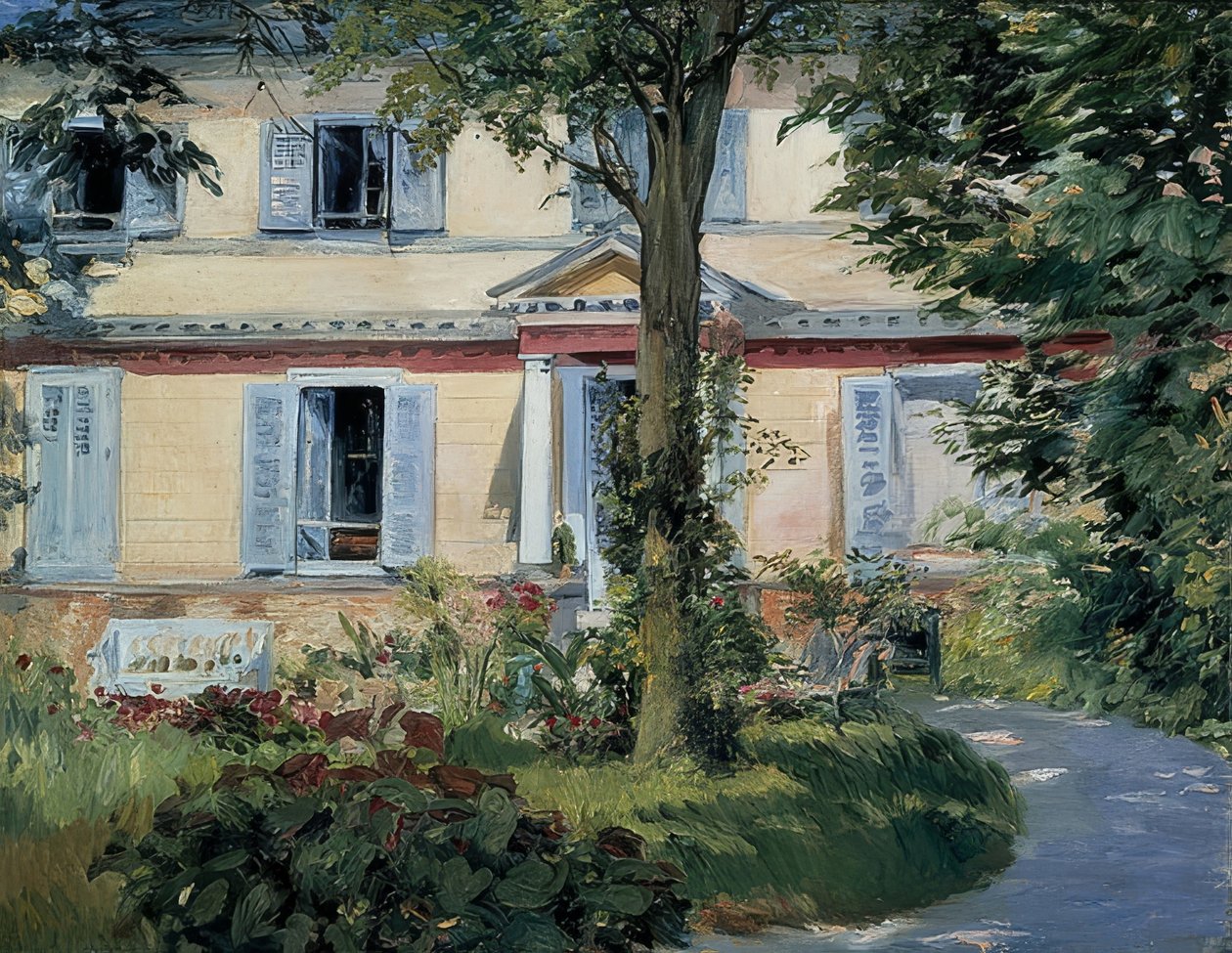 The House in Rueil. 1882 by Édouard Manet