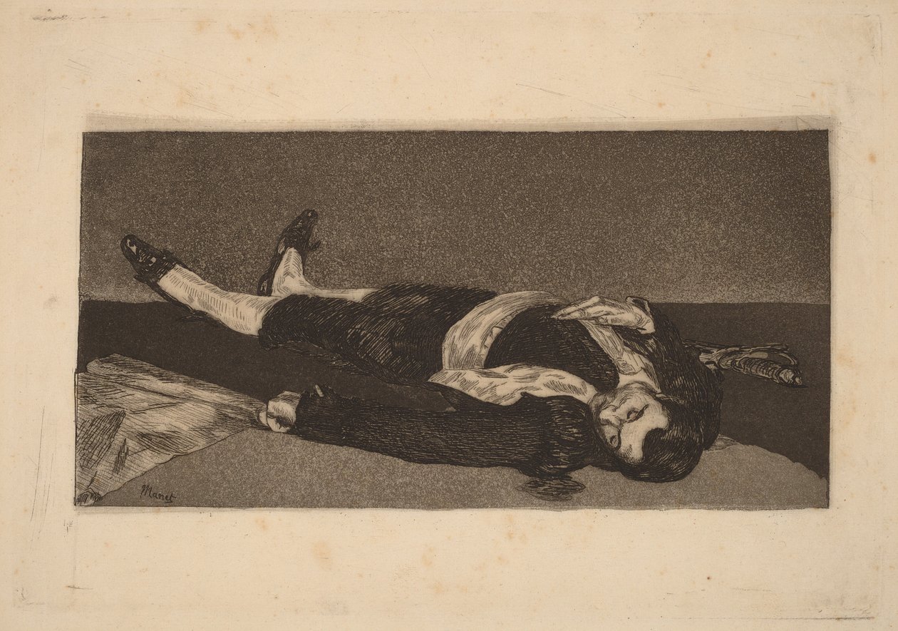 Dead Toreador by Édouard Manet