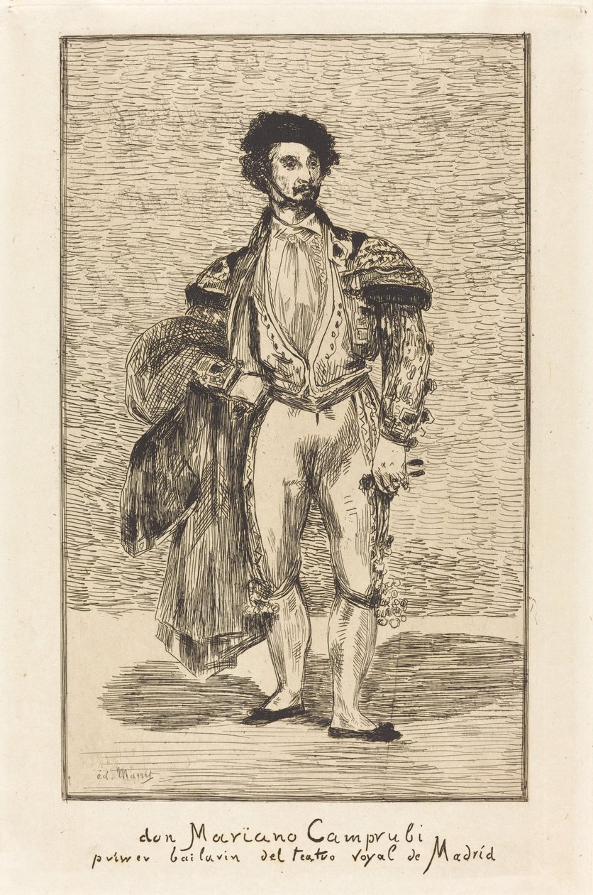 Don Mariano Camprubi by Édouard Manet