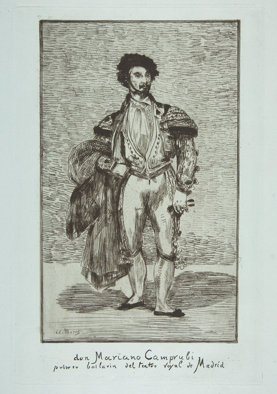Don Mariano Camprubi Le Baïlarin, 1862-63 by Édouard Manet