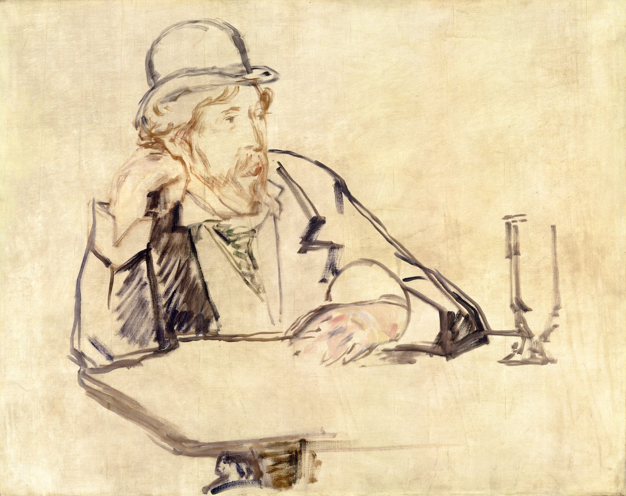 George Moore at the Café by Édouard Manet
