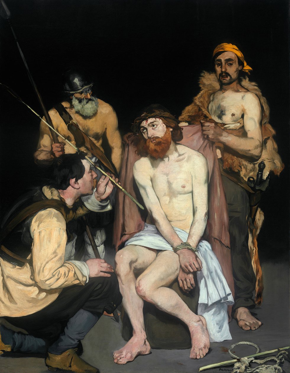 Jesus Mocked by the Soldiers by Édouard Manet