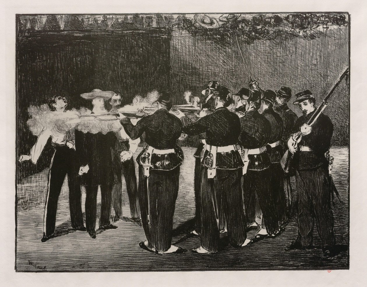 The Execution of Maximilian by Édouard Manet