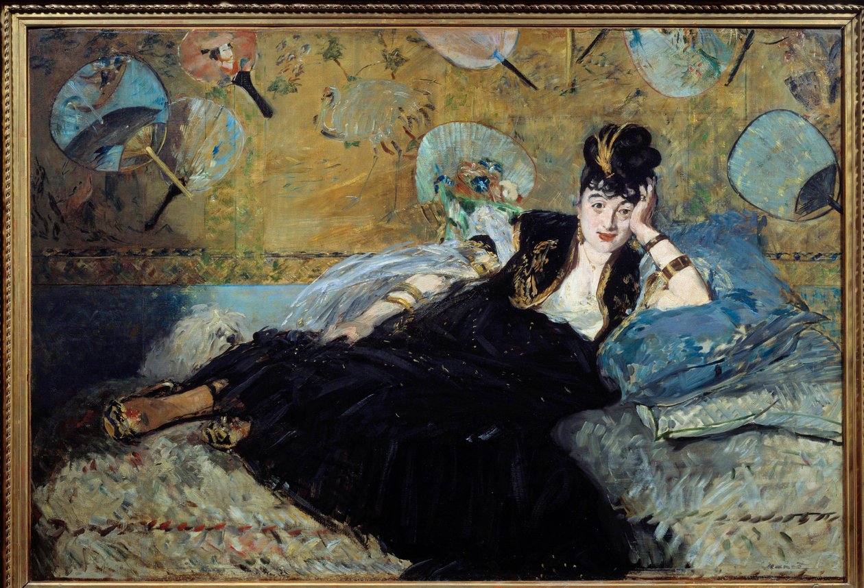 Portrait of Nina de Callias by Édouard Manet