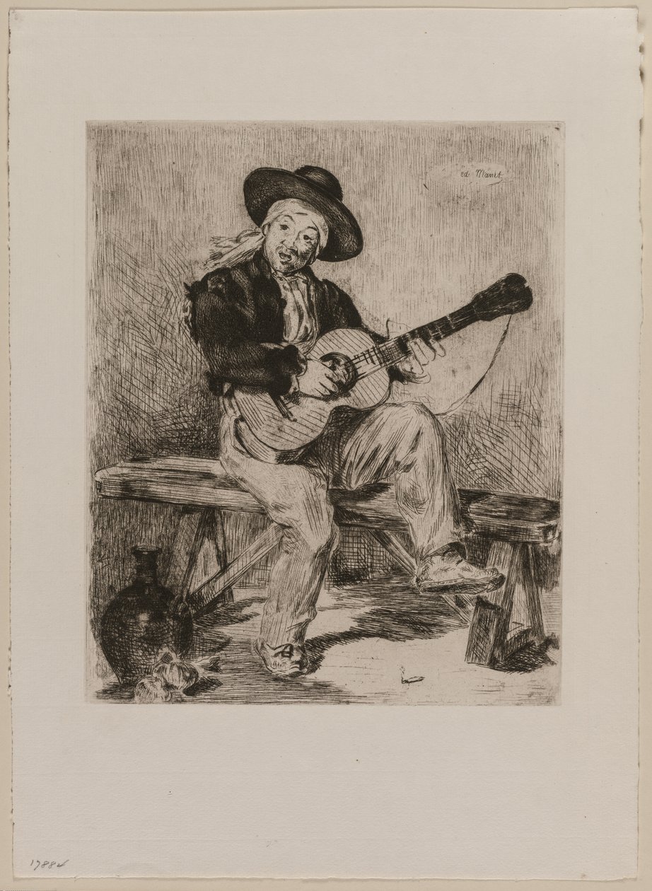 Le Guitarrero by Édouard Manet