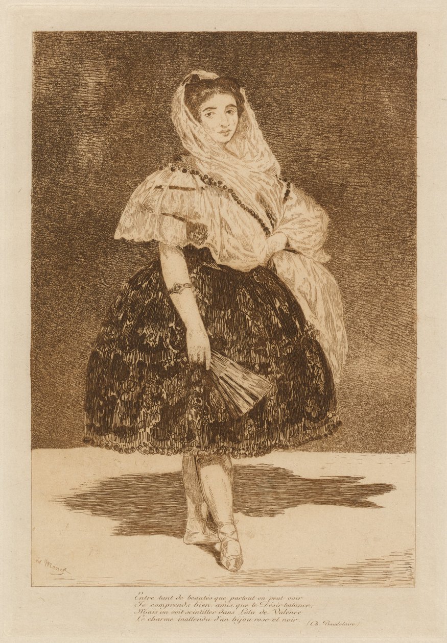 Lola de Valence, 1862 by Édouard Manet