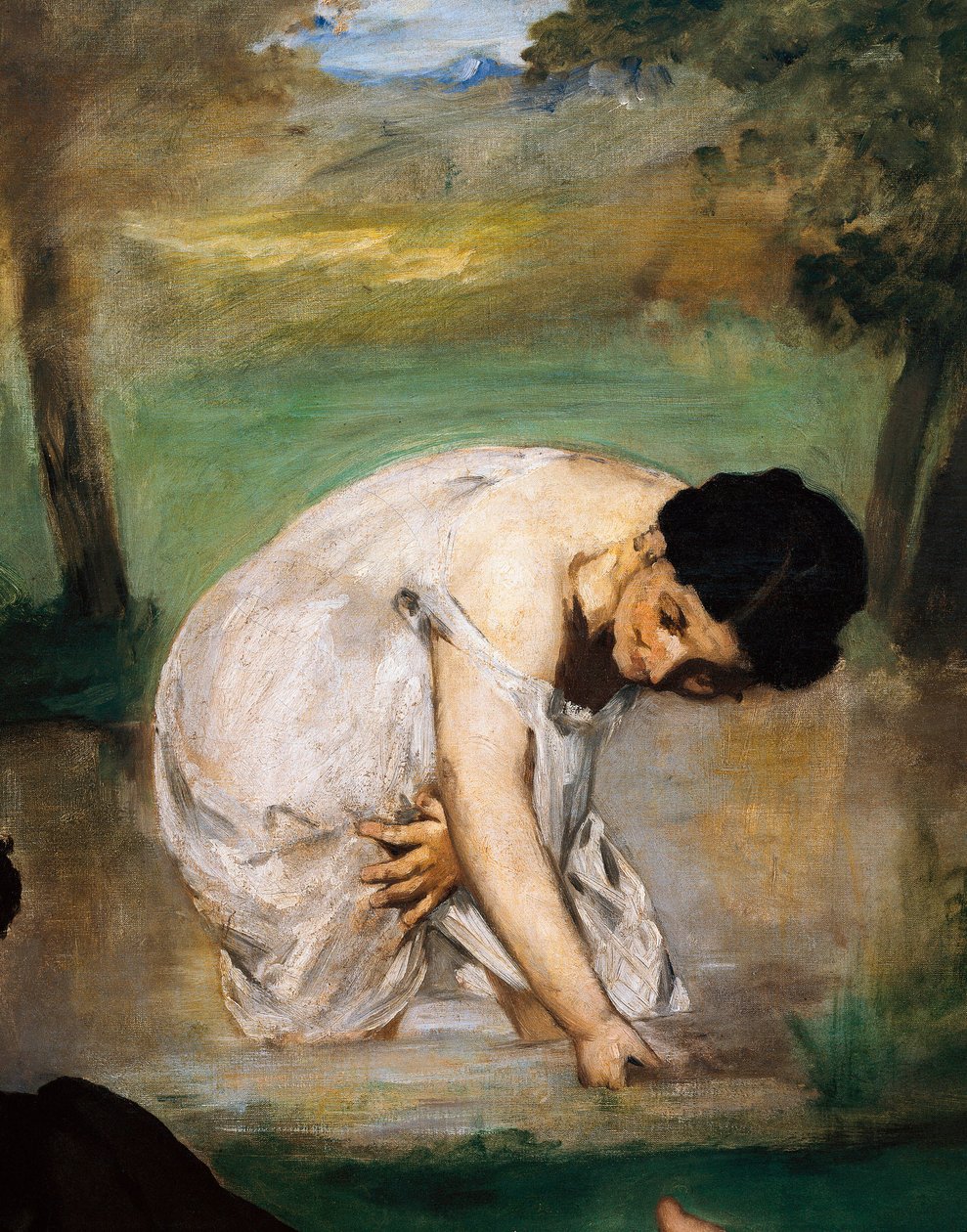 Lunch on the Grass (detail) by Édouard Manet