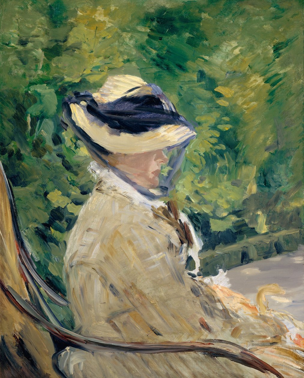 Madame Manet Suzanne Leenhoff at Bellevue, 1880 by Édouard Manet