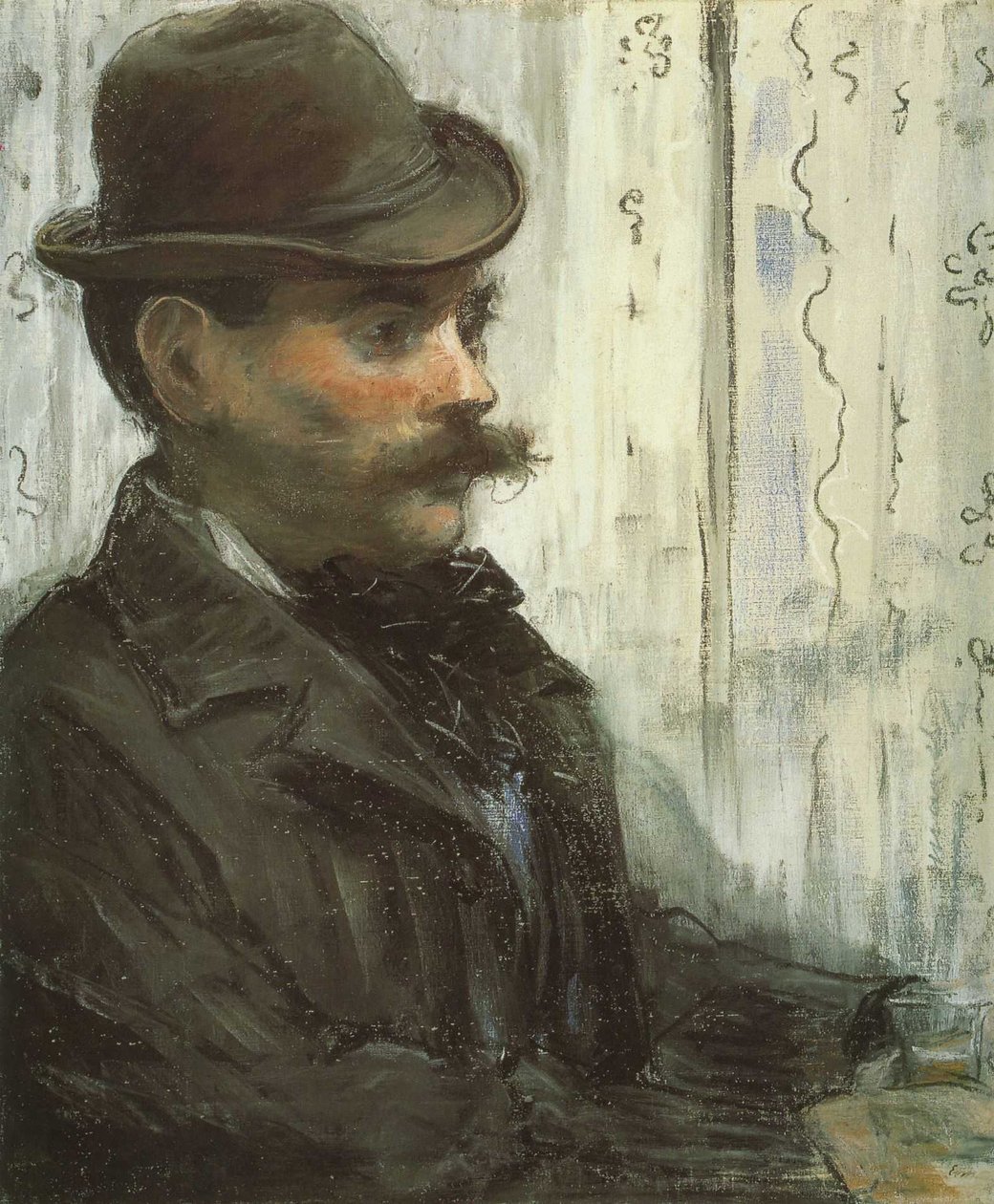 Portrait of Alphonse Maureau by Édouard Manet