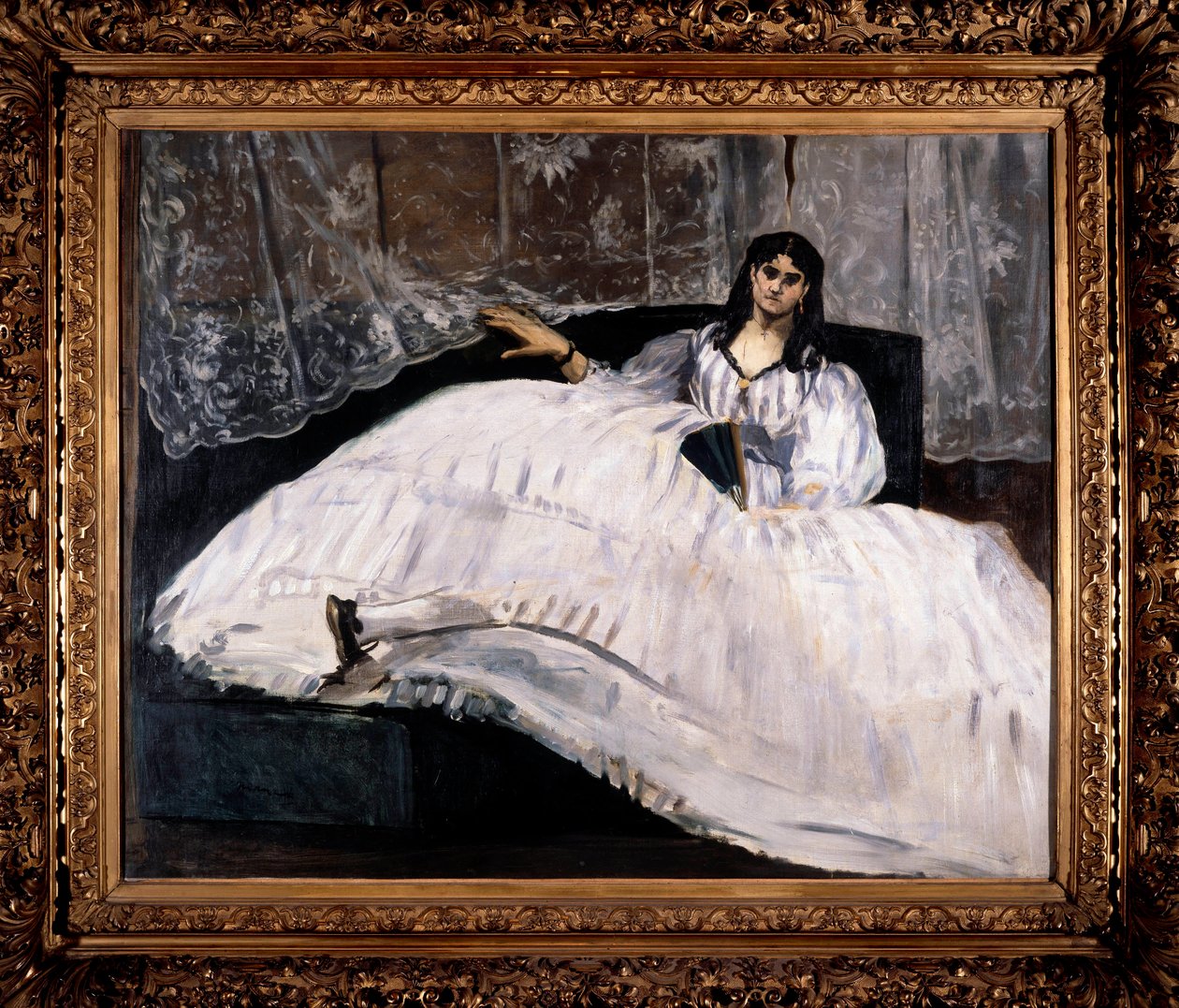 Portrait of Jeanne Duval, Mistress of Baudelaire by Édouard Manet