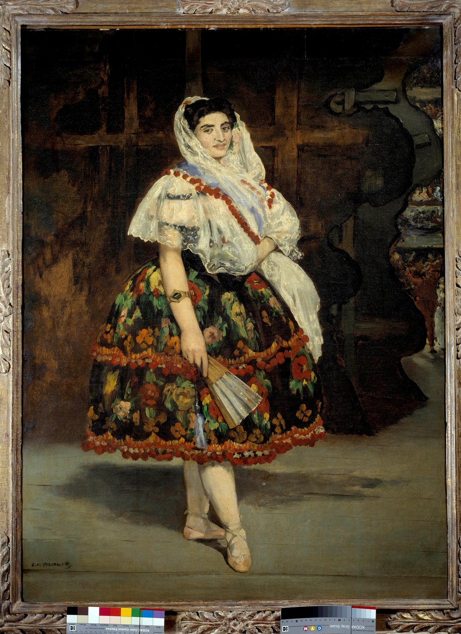Portrait of Lola de Valencia by Édouard Manet
