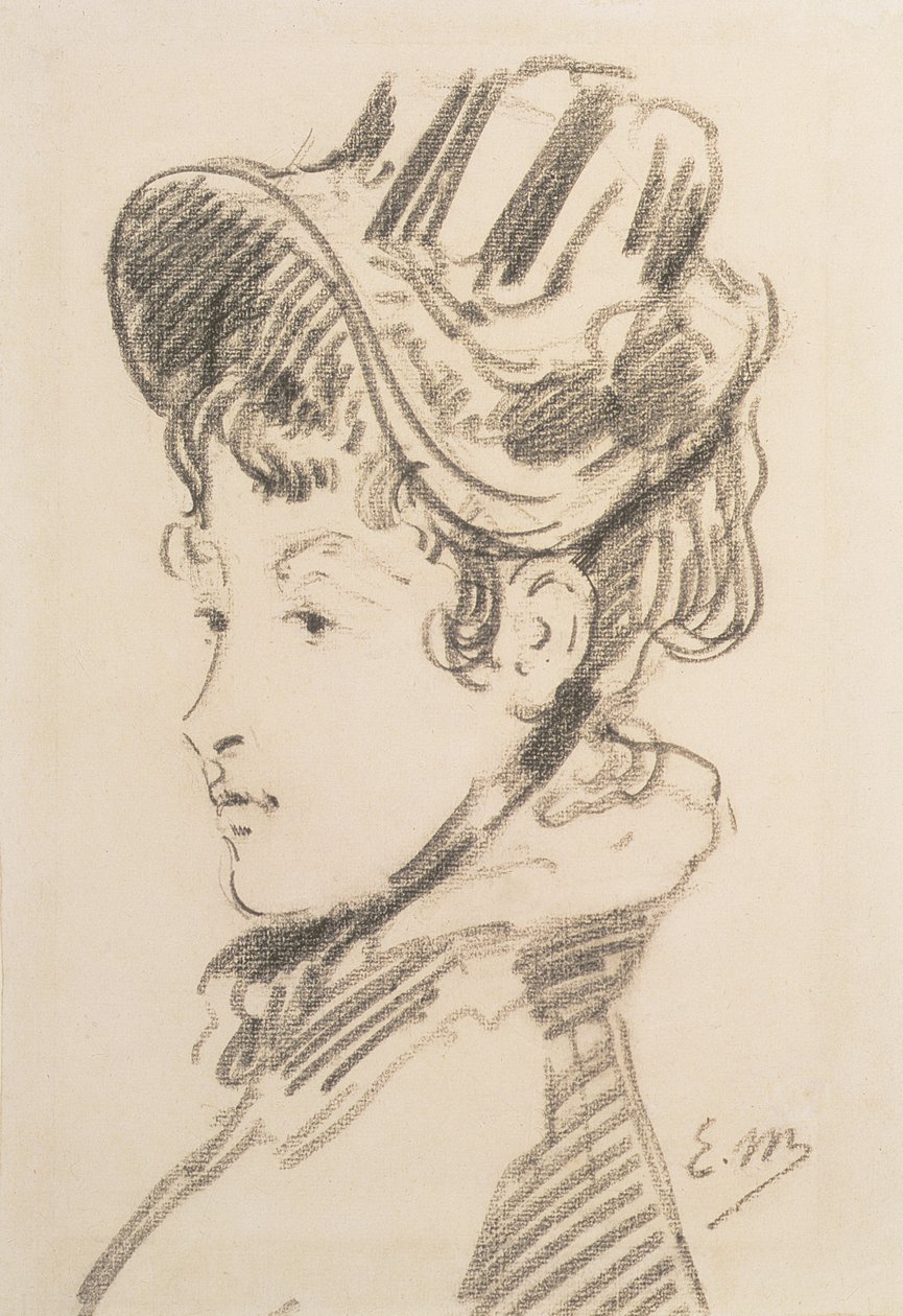 Portrait of Madame Jules Guillemet, c.1880 by Édouard Manet
