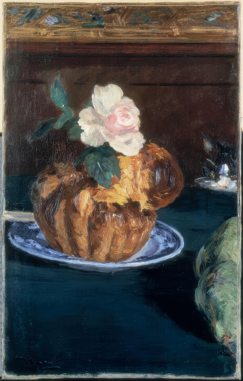 Still Life with Brioche by Édouard Manet
