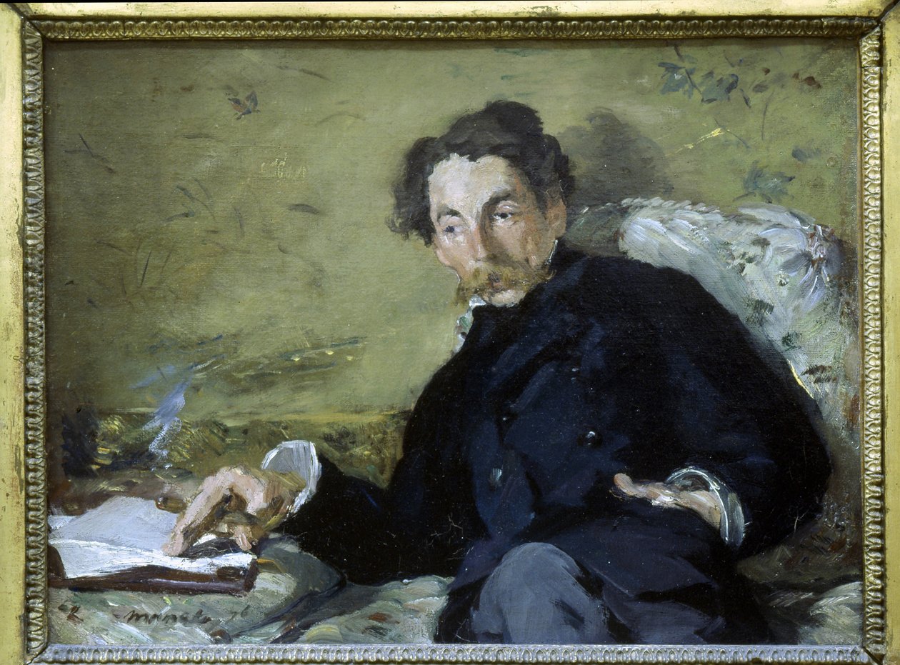 Stéphane Mallarmé - by Edouard Manet by Édouard Manet