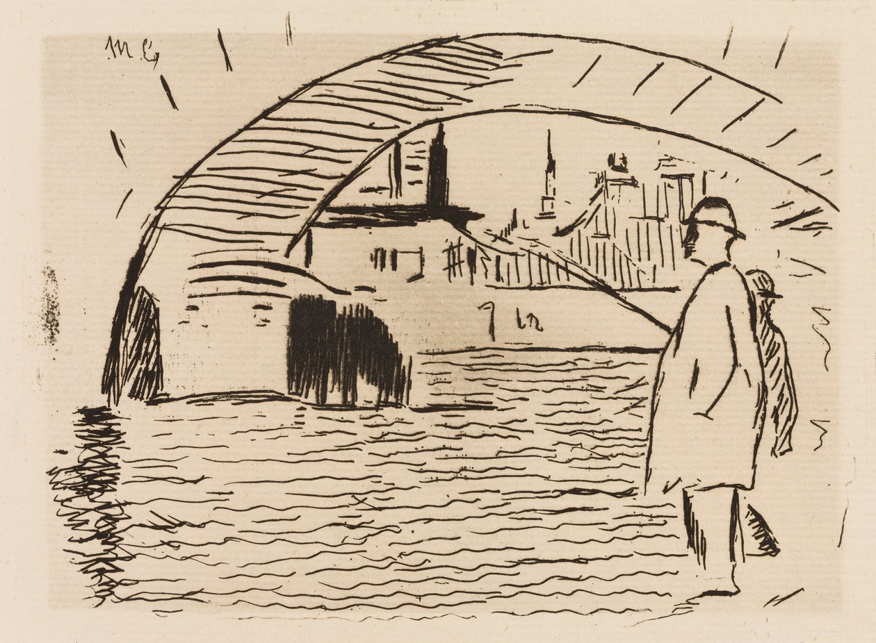 The Arch of the Bridge, plate 6 from The River by Édouard Manet