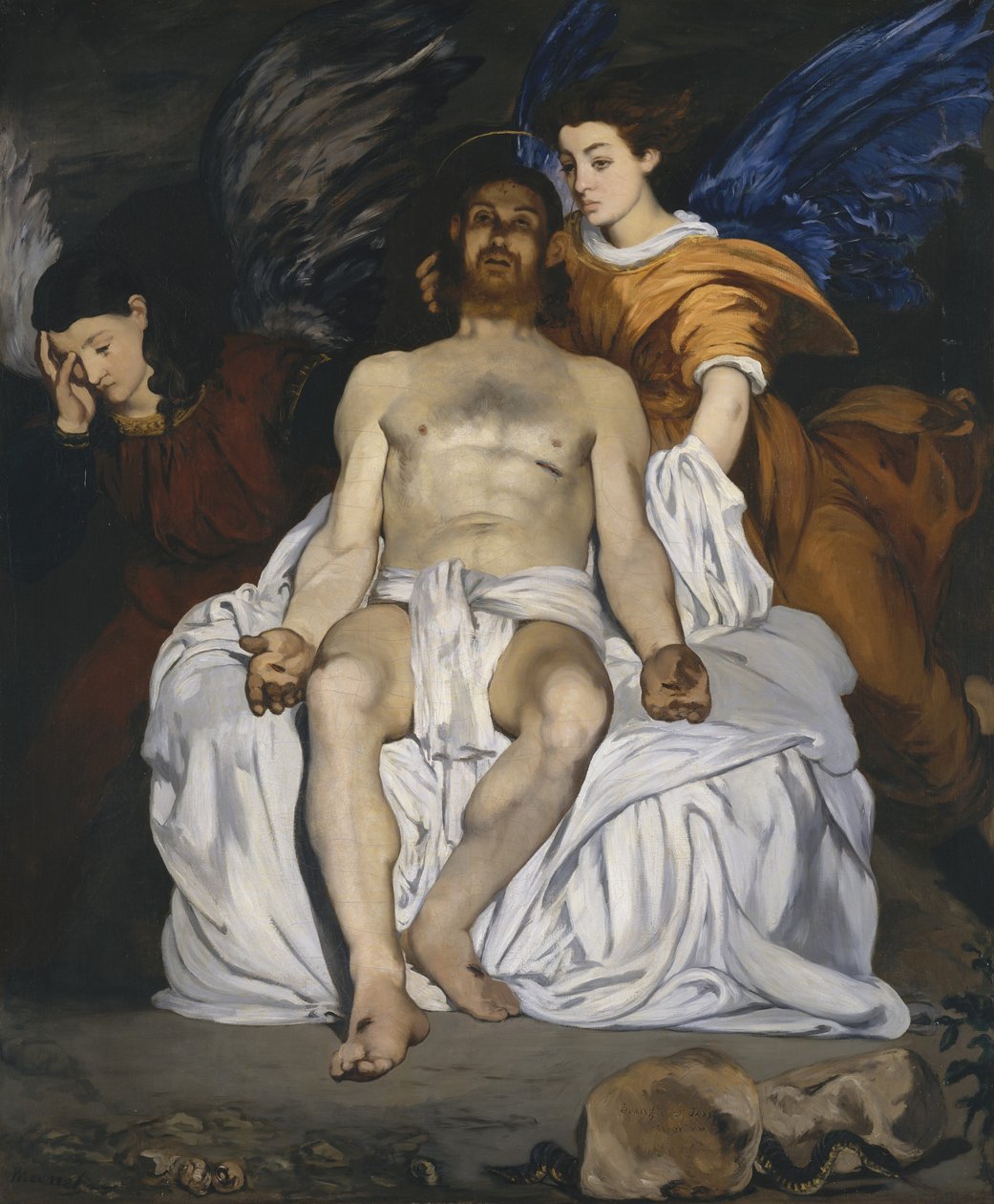 The Dead Christ with Angels by Édouard Manet