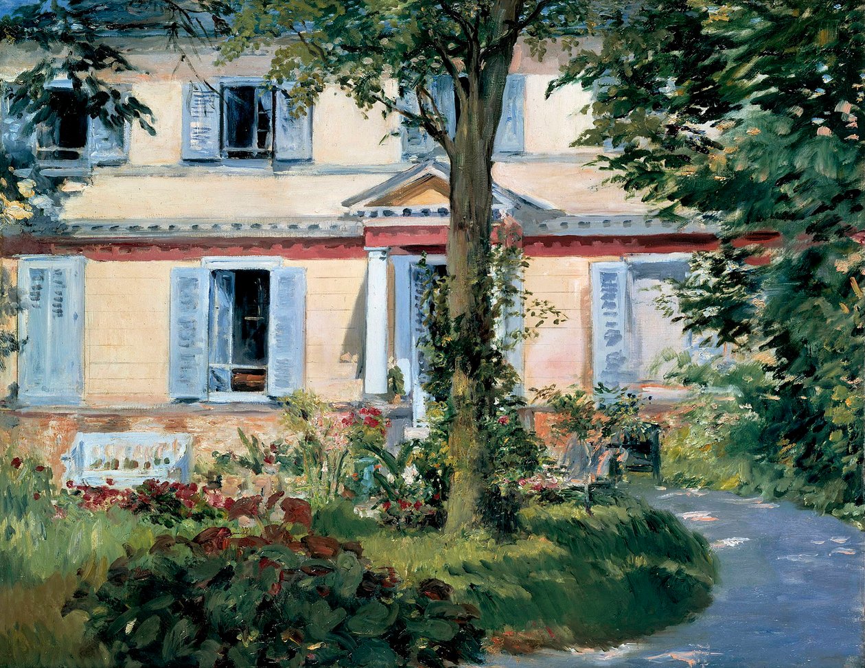 The House at Rueil, 1882 by Édouard Manet