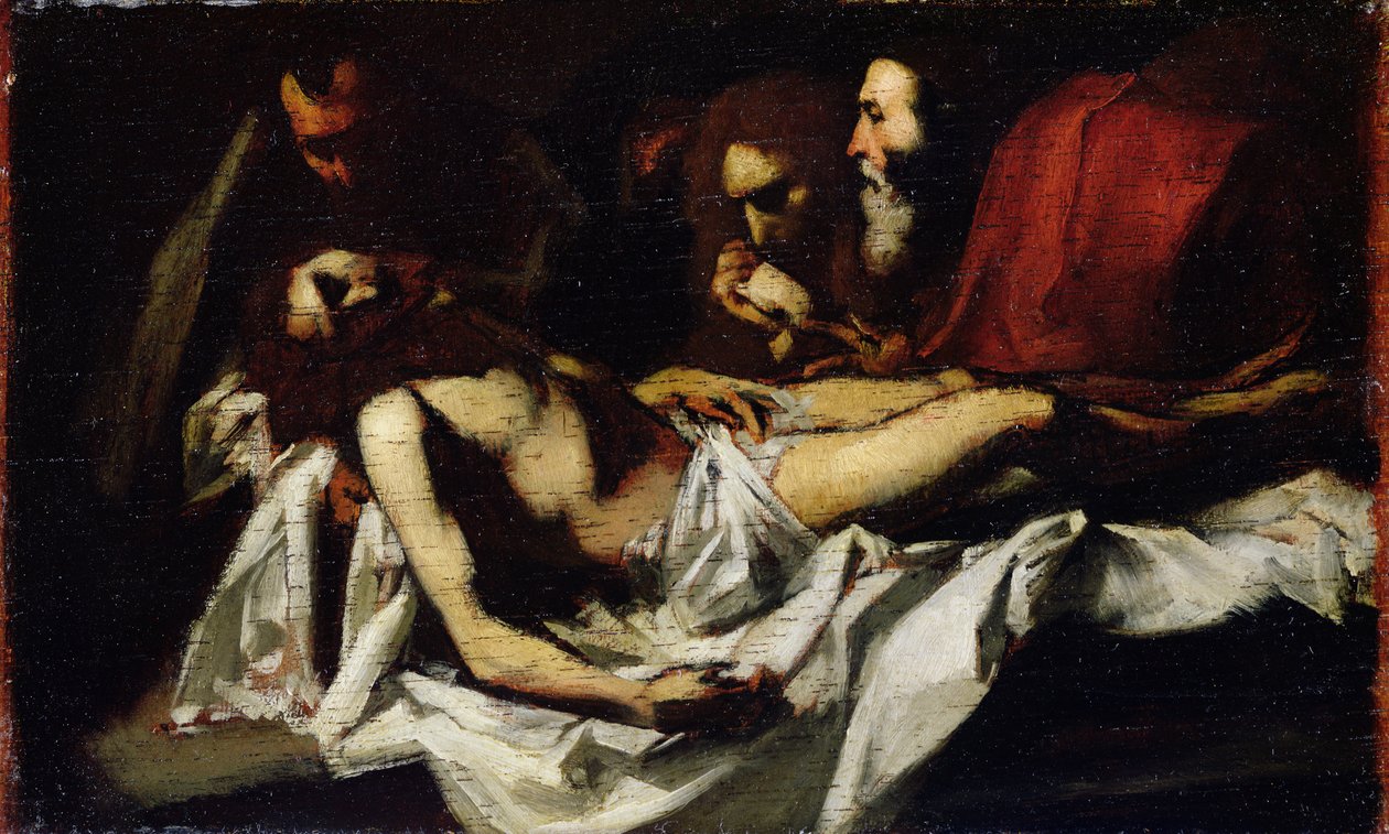 The Laying of Christ in the Tomb by Édouard Manet