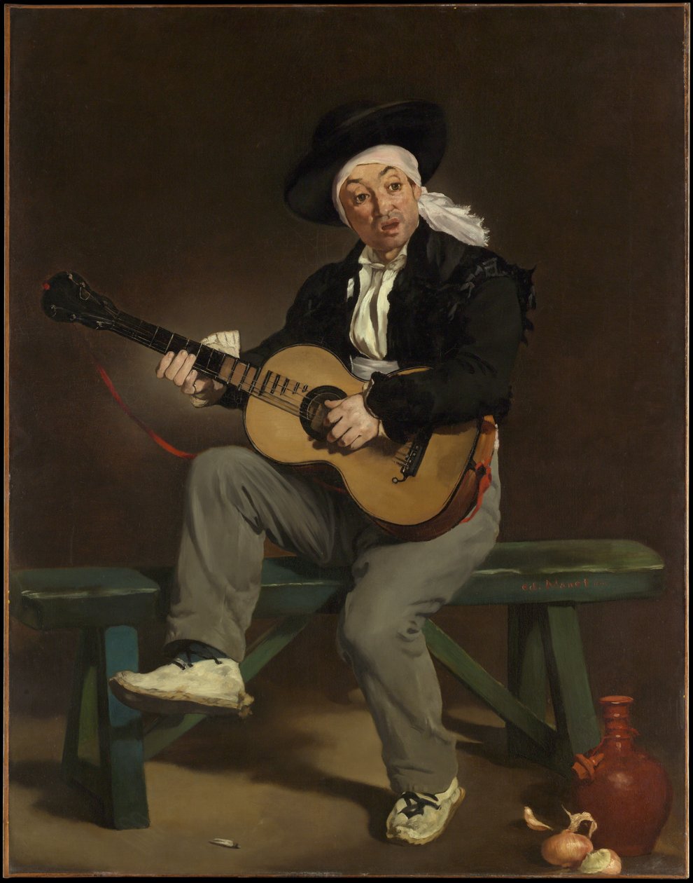 The Spanish Singer by Édouard Manet