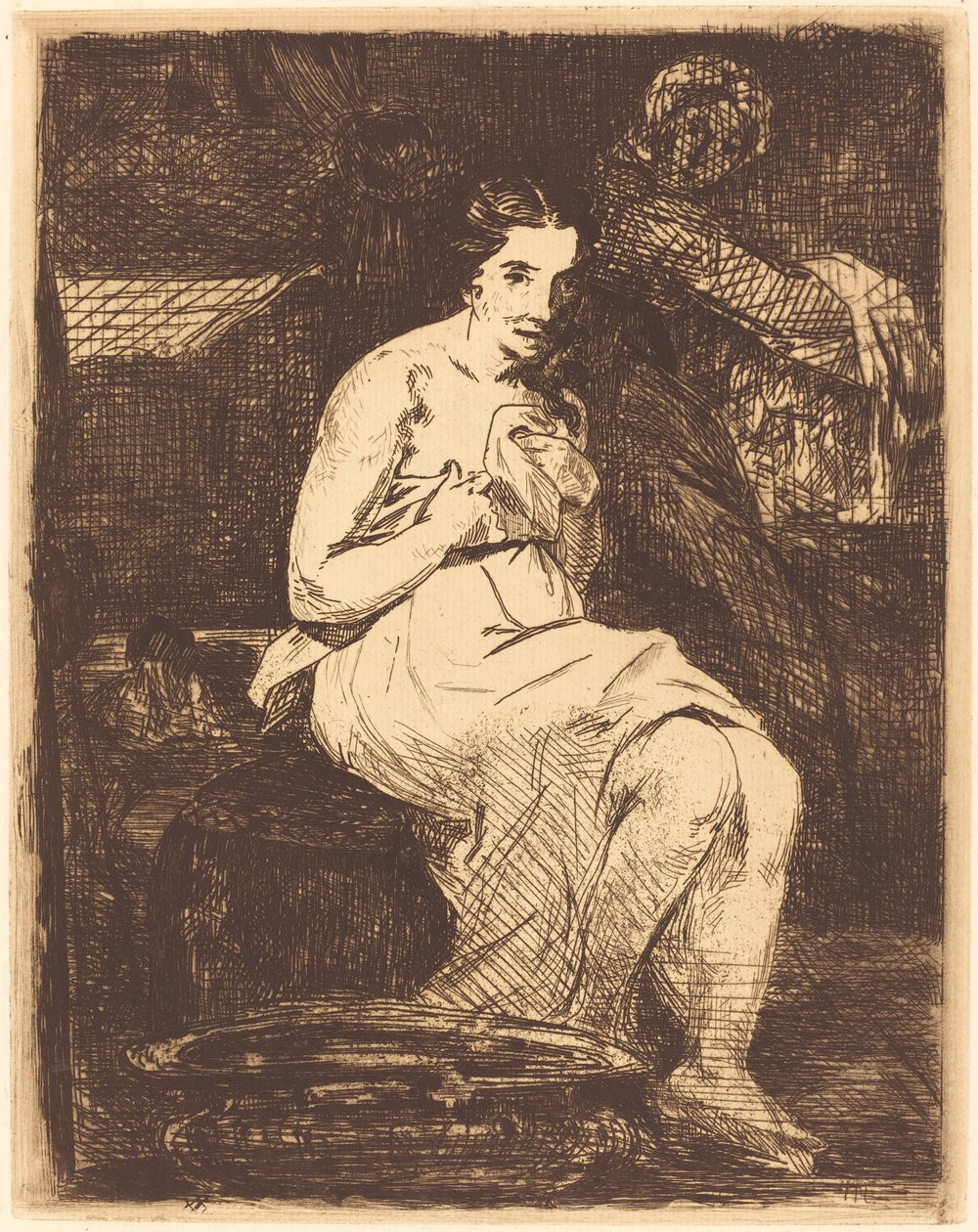 The Toilette by Édouard Manet