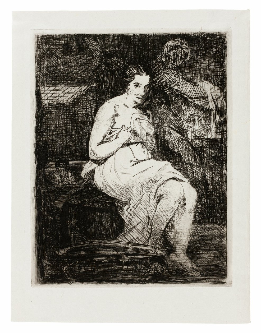 The Toilette by Édouard Manet