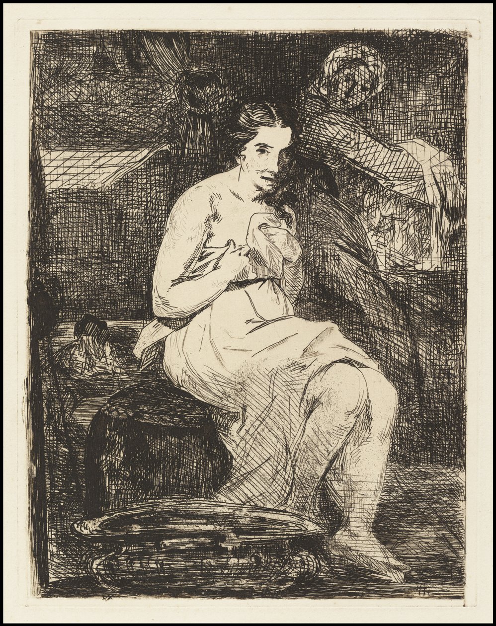 The Toilette by Édouard Manet