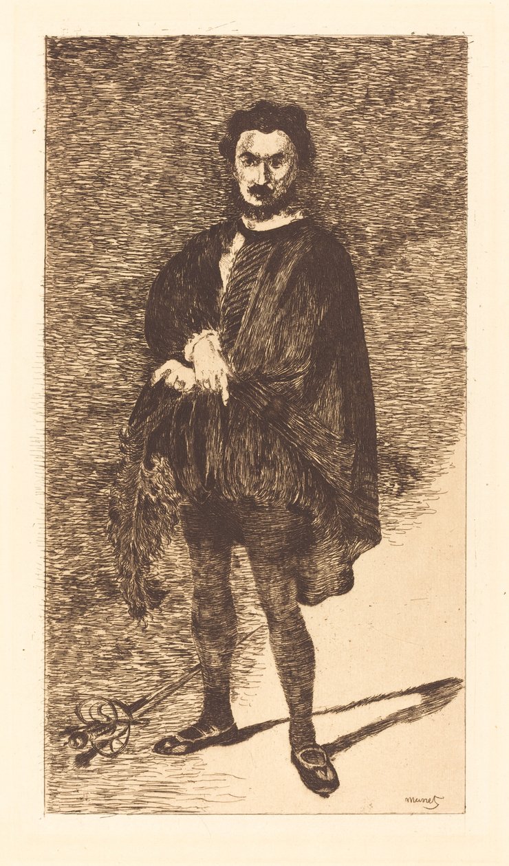 The Tragic Actor by Édouard Manet