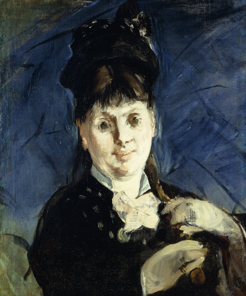 Woman and an Umbrella by Édouard Manet