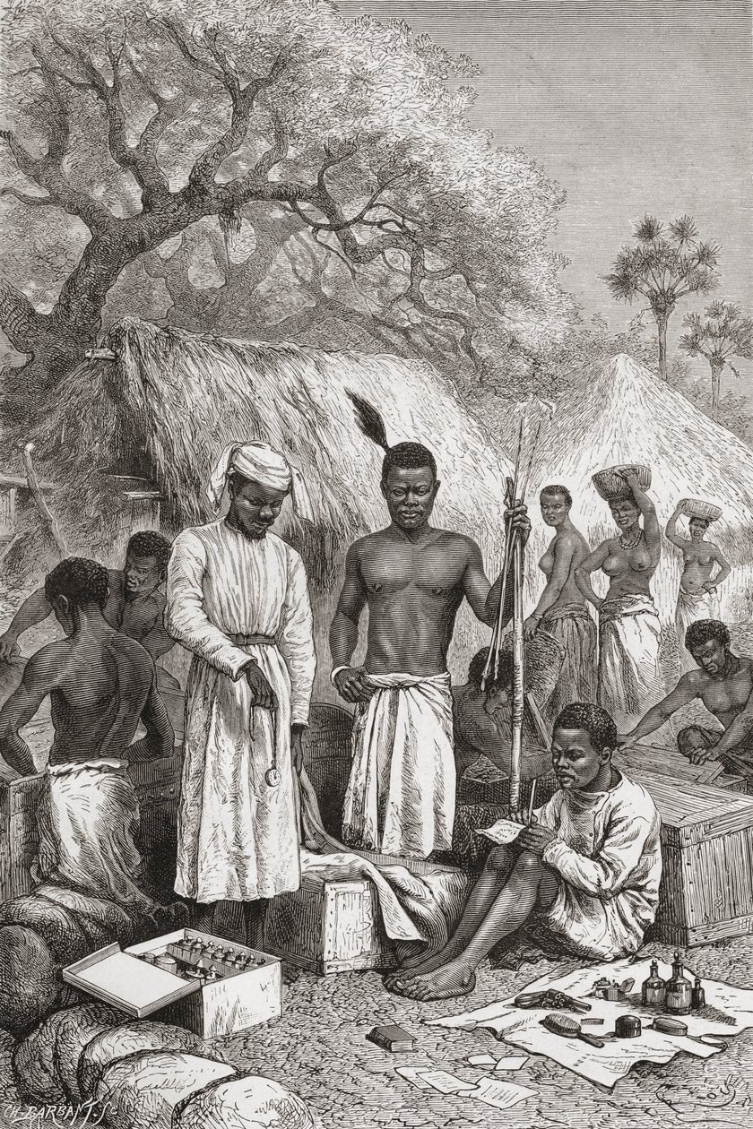 Abdullah Souzi, Jacob Wainright and James Chouma, Dr. David Livingstone