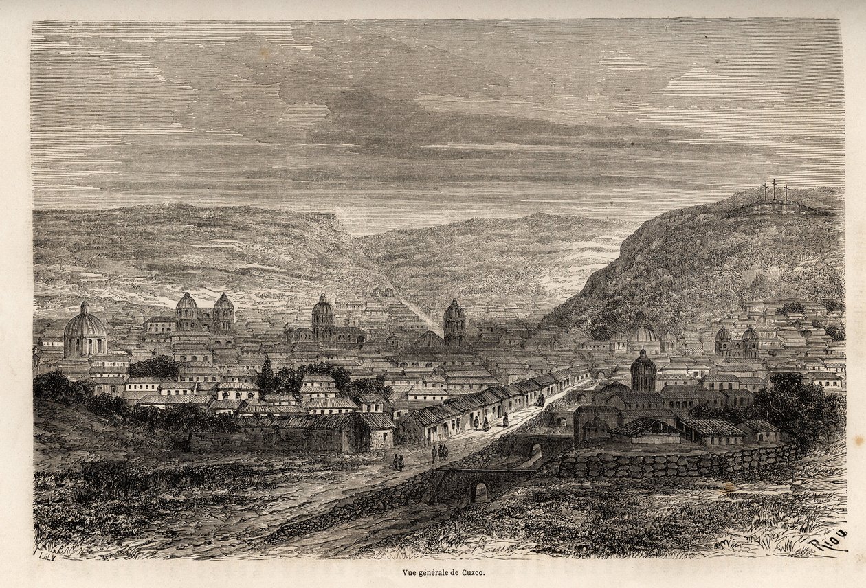 General view of Cusco, former capital of the Incas