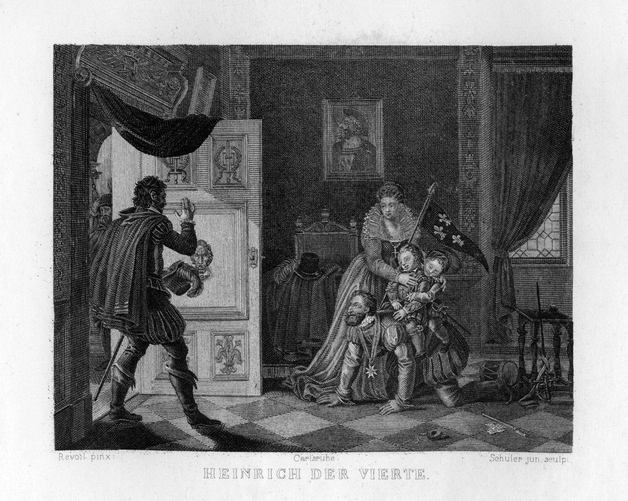 Henry IV and His Children by Edouard Schuler