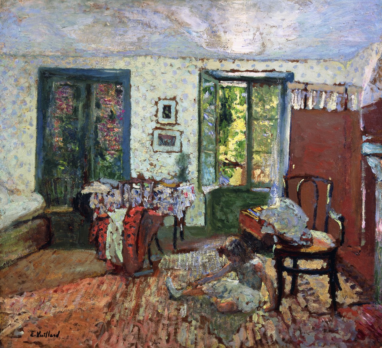 Annette in an Interior by Edouard Vuillard