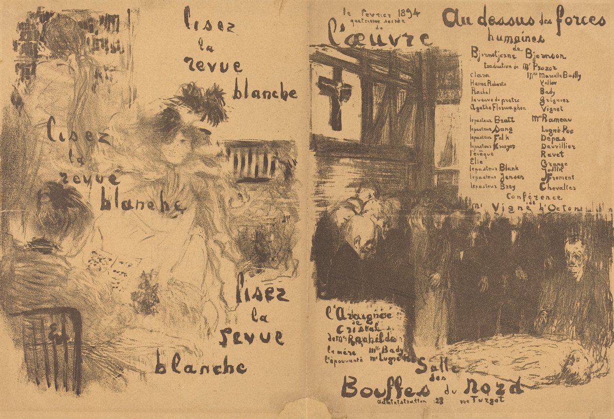 Above Human Strength, The Crystal Spider, 1894 by Edouard Vuillard